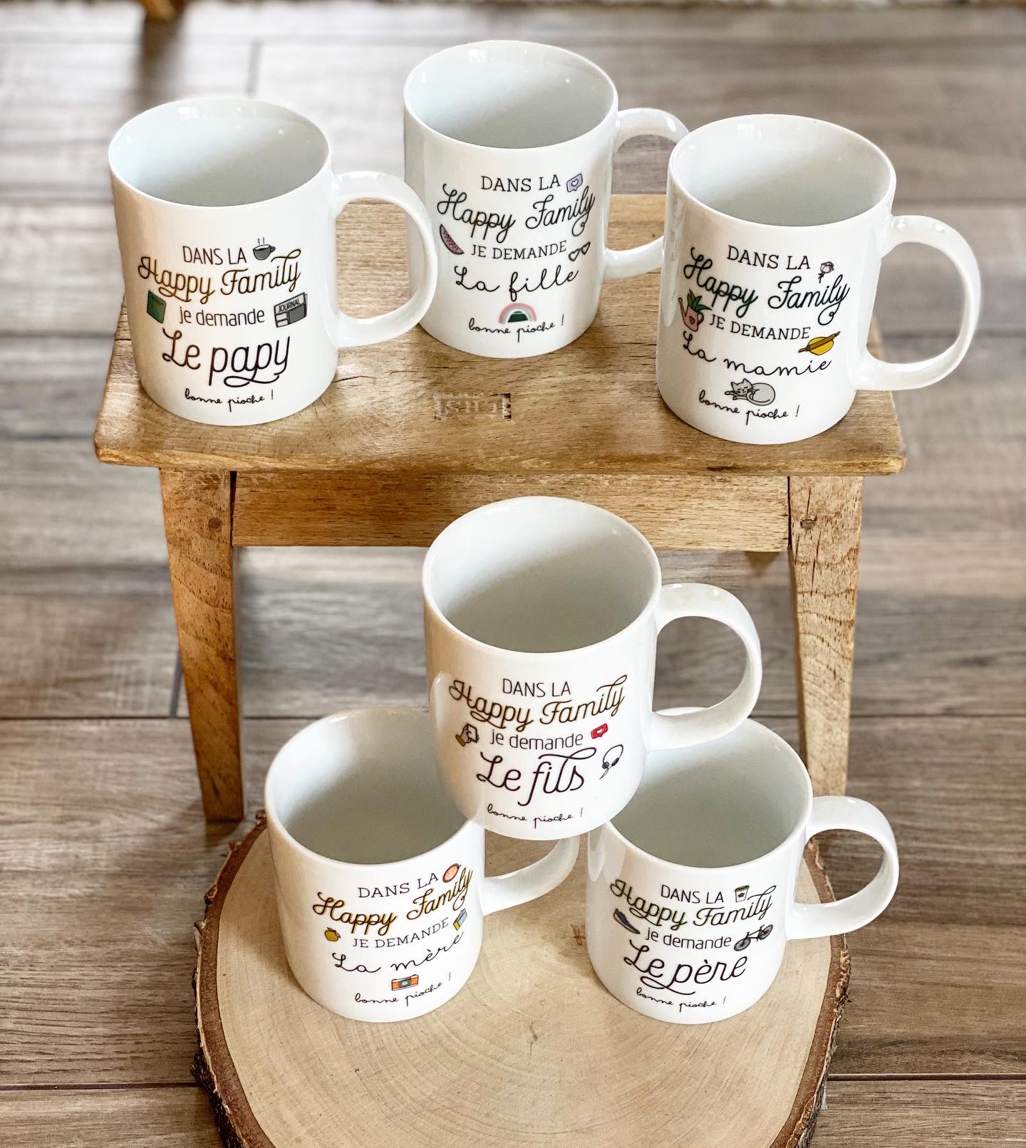Mug Dans la Happy Family, je demande le papy – Image 2