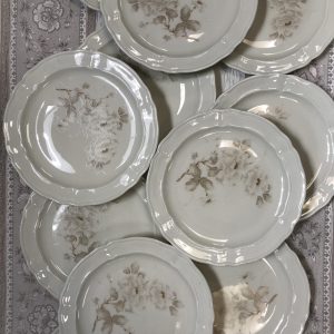 Service 11 assiettes porcelaine de Limoges