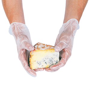 Gant avec talc grands tranlucide PVC (vendu par 100)