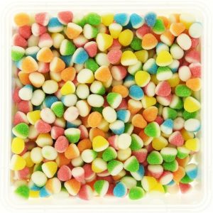 CRAZY CANDY FACTORY MINI ASSORTED KISSES 1P TUB