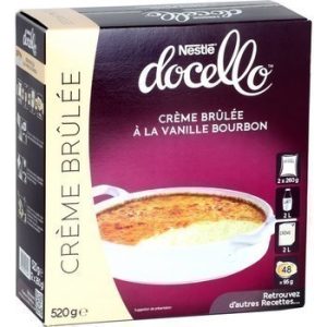 NESTLE ; Préparation pour crème brûlée à la vanille 2×260 g