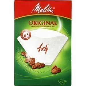 Filtre à café 1×4 – la boîte de 40