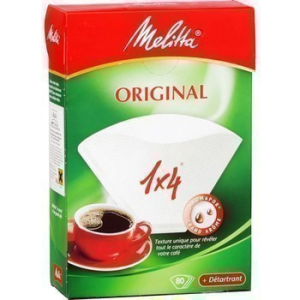 Filtre à café 1×4 classic – la boîte de 80