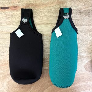 Étui néoprène réversible noir pour gourdes – Taille S