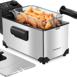 Friteuse Semi-Professionnelle Inox 2200 Watts 3 Litres Sans BPA