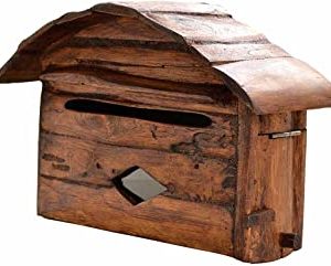 Boîte Aux Lettres Murale à L’ancienne Avec Fenêtre D’observation, Utilisée Dans Les Villas Et Les Cours