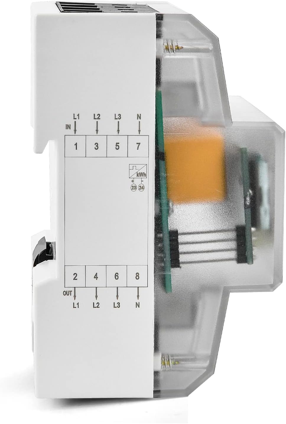 Compteur d’électricité triphasé à 4 fils calibré à trois courants 230/400 V 5-100 A – Image 7