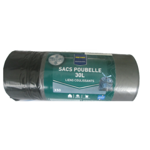 Sac poubelle coulissant 30L x 50