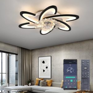 Ventilateur de plafond avec éclairage, diamètre 67 cm, 70 W