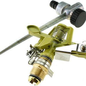 Système d’arrosage de pelouse en métal à 360°