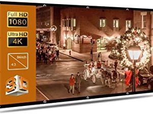 Écran de projecteur pliable portable Haute définition Home Home Cinema