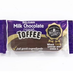 WALKERS NONSUCH MILK CHOCOLATE COVERED TOFFEE BARS 100G