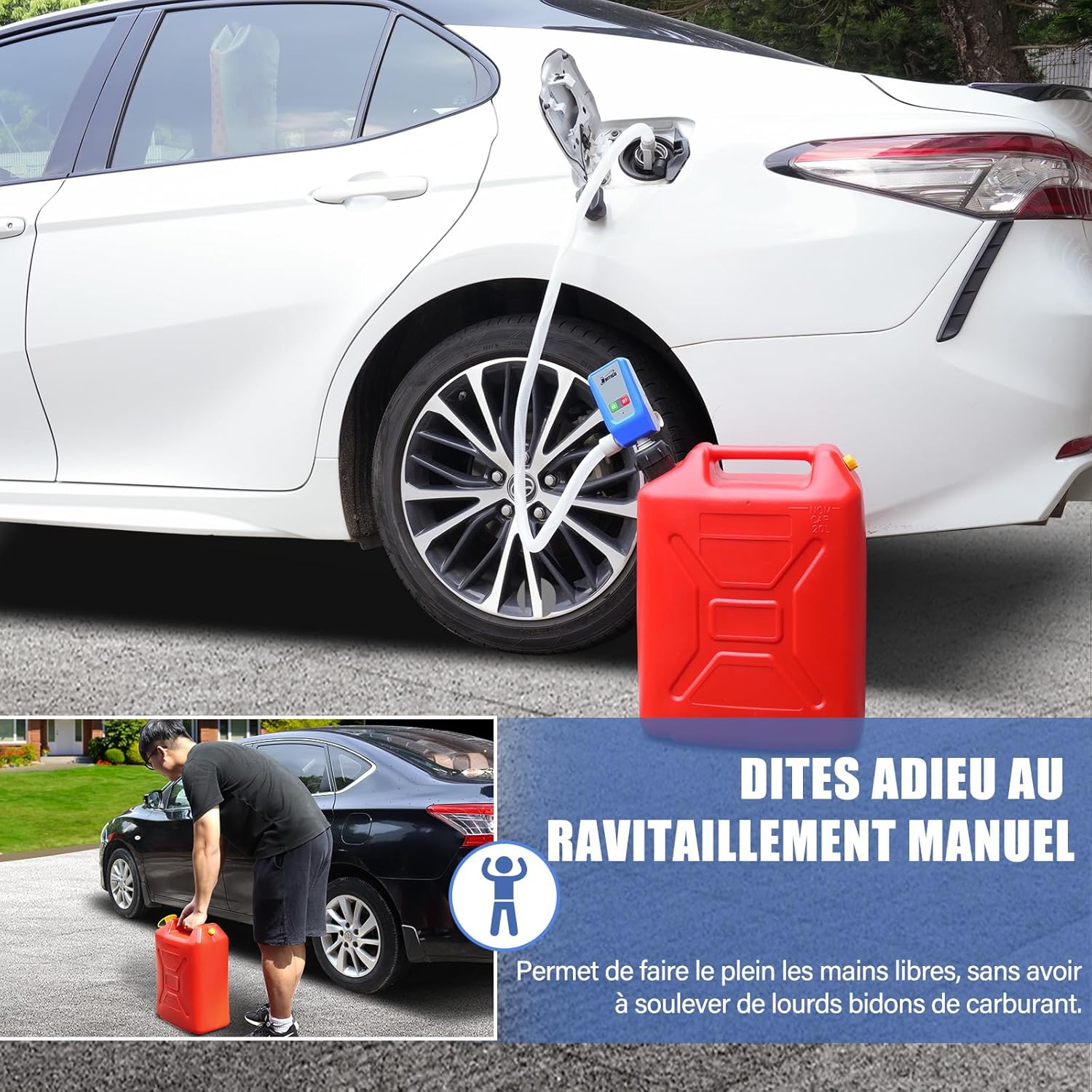 Pompe Électrique 12v Transfert Carburant avec Stop Automatique – Image 6