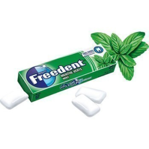 Chewing-gum menthe verte sans sucres x10