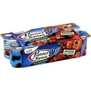 YOPLAIT ; Spécialité laitière 0% fruits rouges 8×125 g