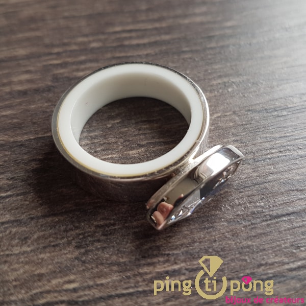 Collection Marquise : bague argent et cristal de Swarovski® de OSTROWSKI Design – Image 2