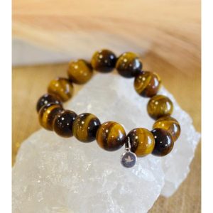 Bracelet Oeil de tigre 14mm