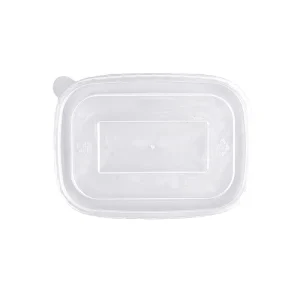 Couvercle plastique pour barquette rectangulaire en PP par 50