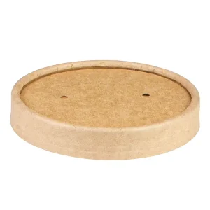 Couvercle carton pour pot à soupe 237 / 360 ml par 25