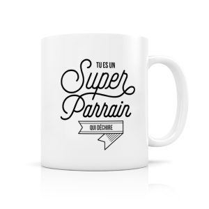 Mug Tu es un super parrain