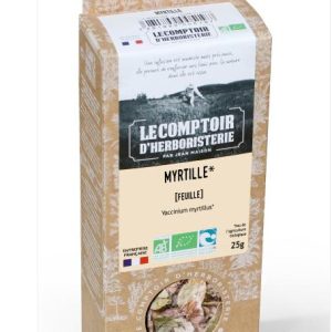 Myrtille Bio feuille 25g