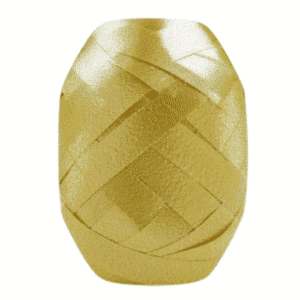 Œuf bolduc uni satiné or 7mm x 10m