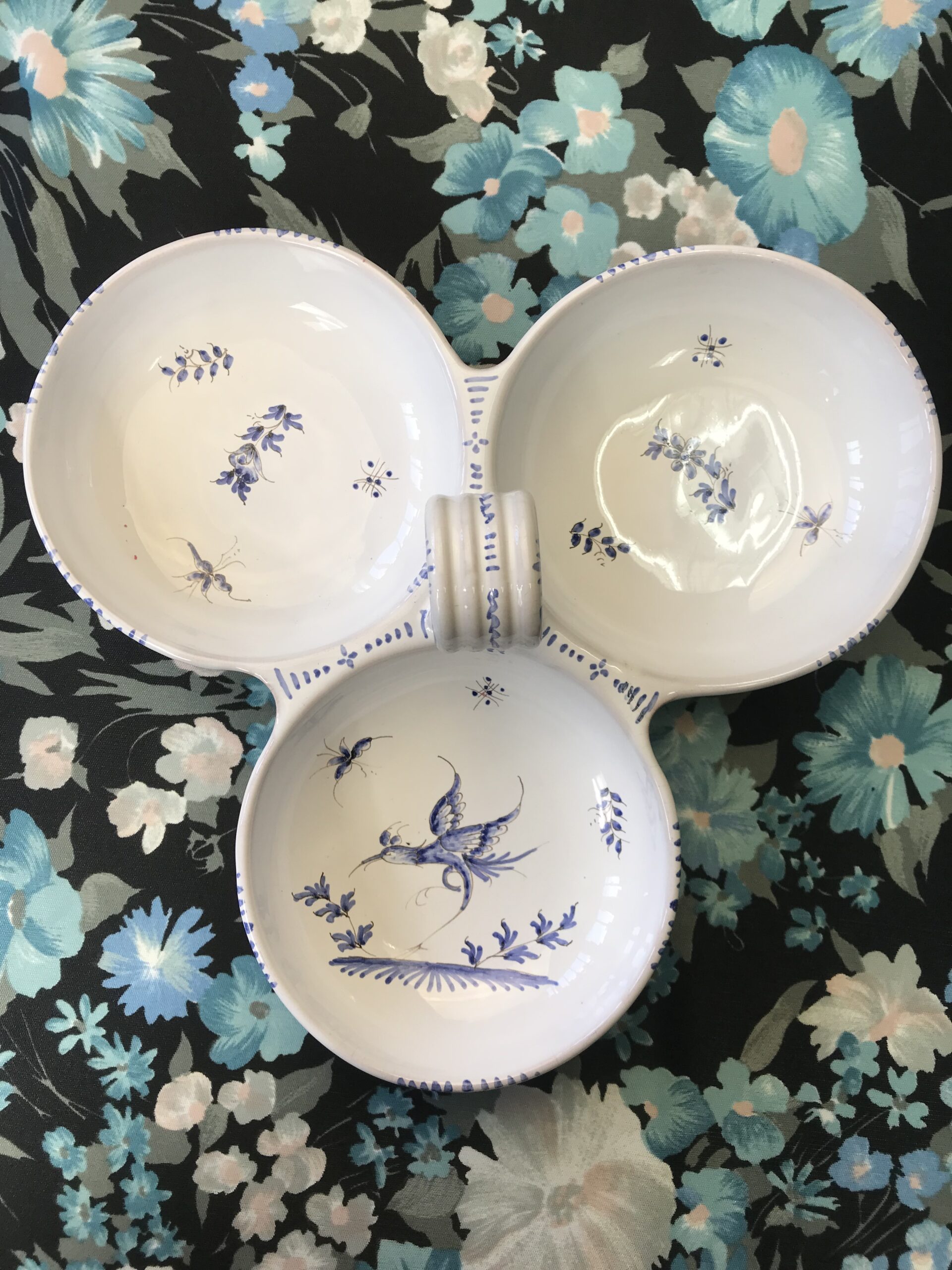 Coupelles apéro Moustiers 3 compartiments