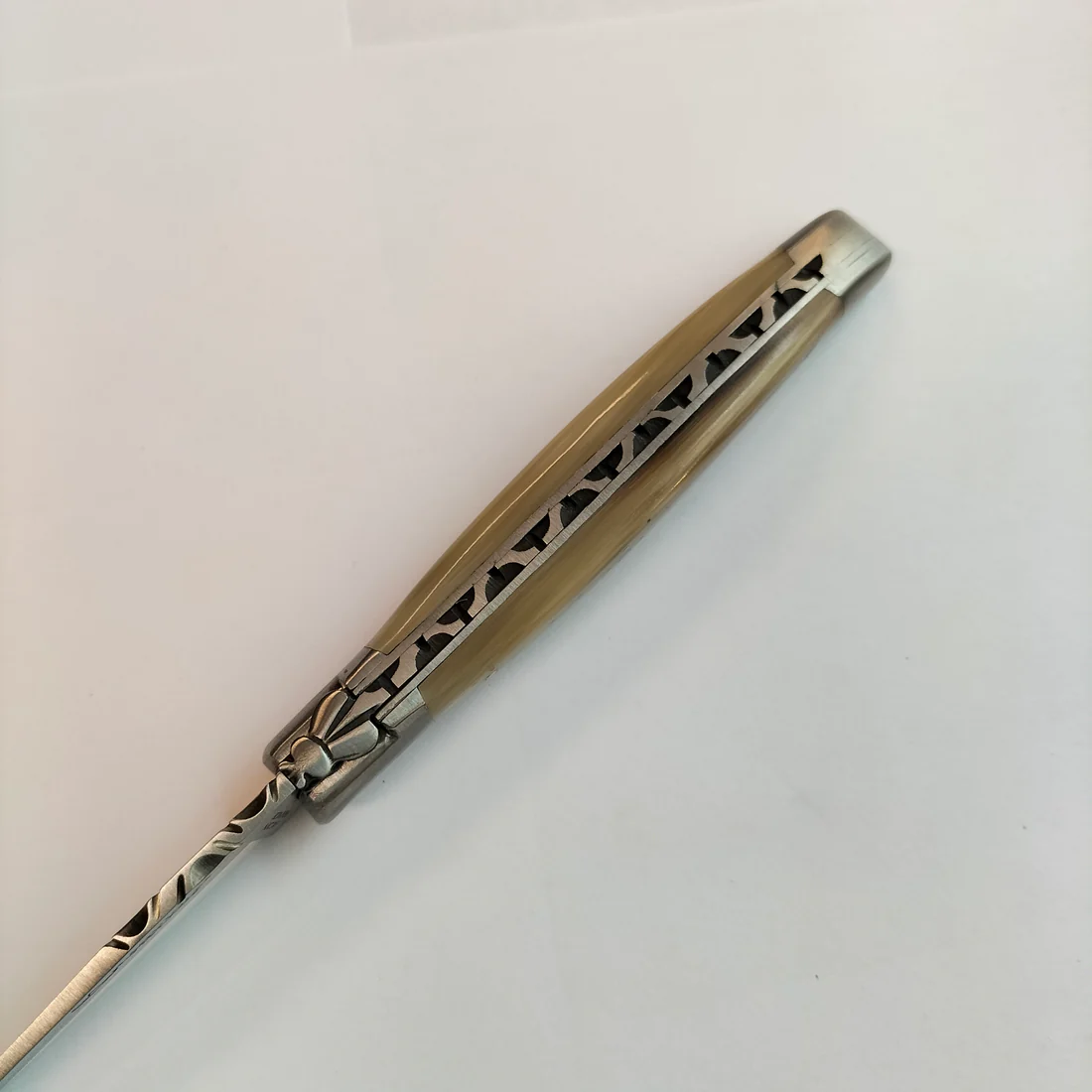 Couteau Pliant Laguiole 12 cm Pointe de Corne – Image 4
