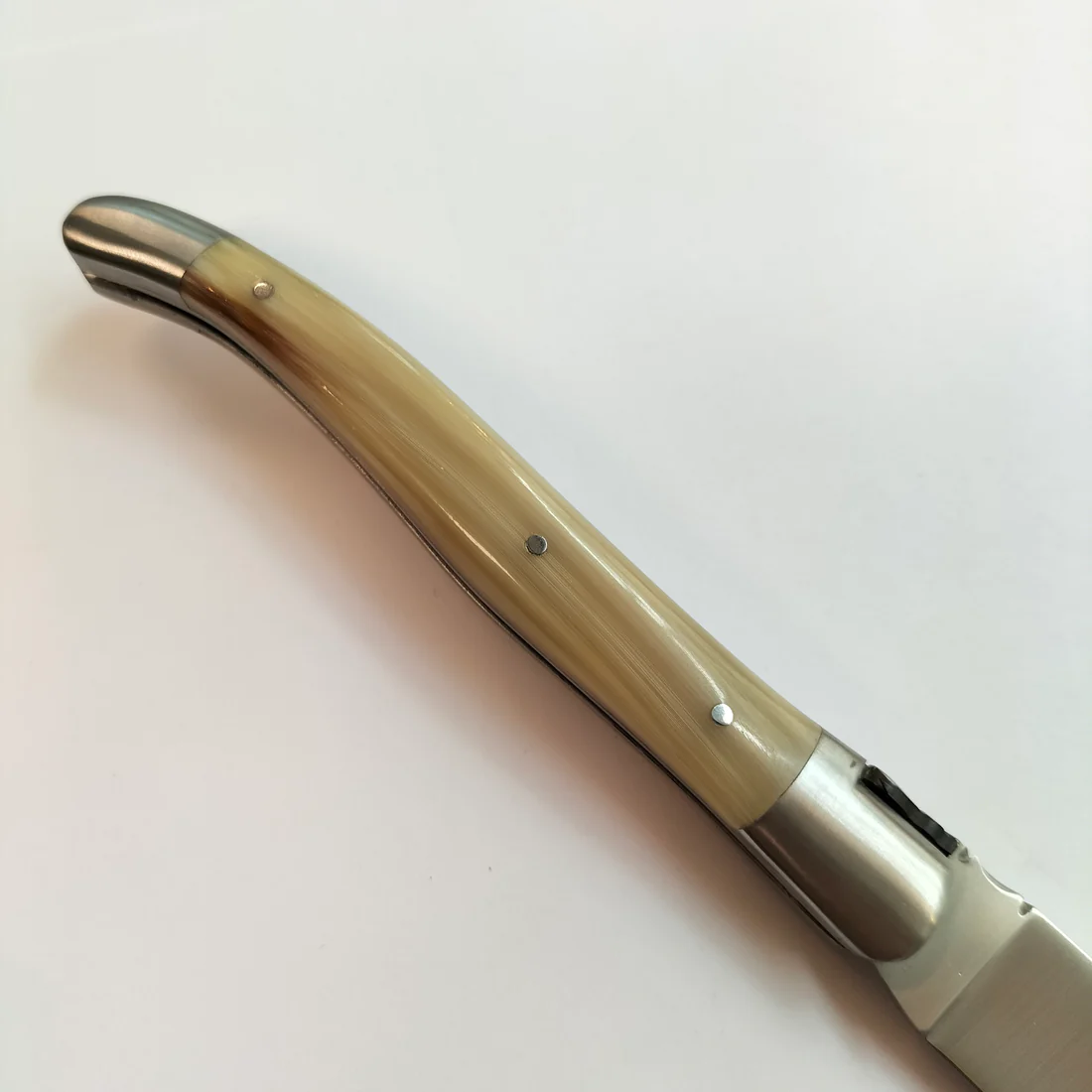 Couteau Pliant Laguiole 12 cm Pointe de Corne – Image 3