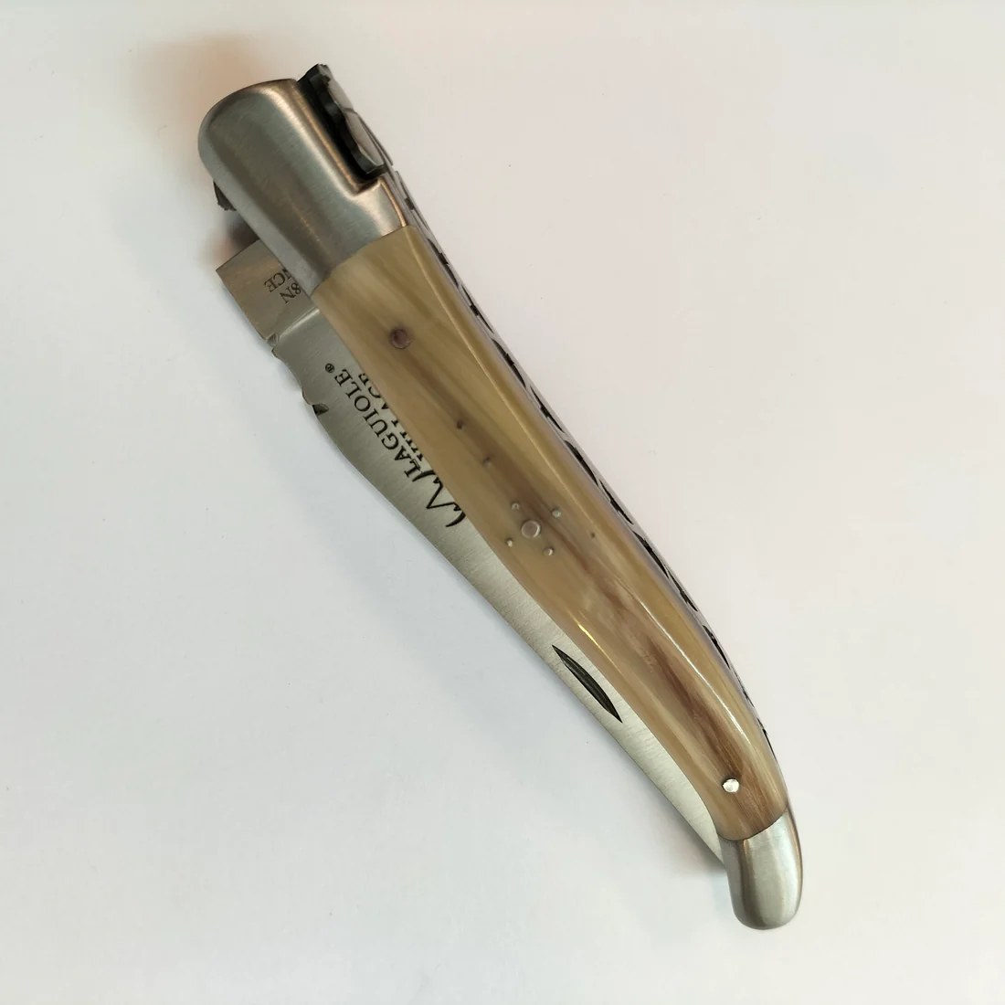 Couteau Pliant Laguiole 12 cm Pointe de Corne – Image 2