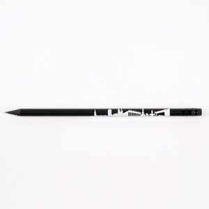 Crayon à papier noir- BORDEAUX Skyline® blanche