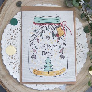 Carte Postale à planter : Joyeux Noël