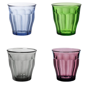 Lot de 4 verres Picardie multicolores – Duralex