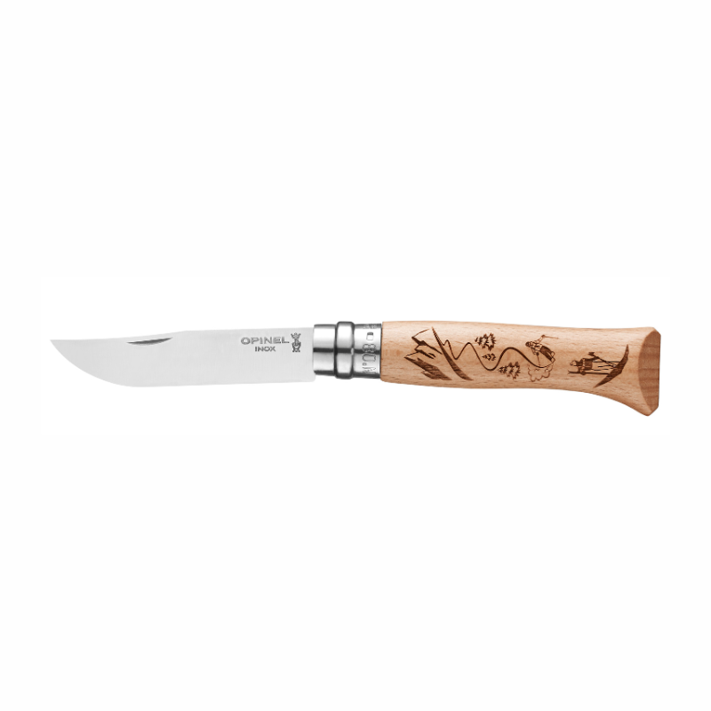 Opinel n°08 gravé ski – Opinel