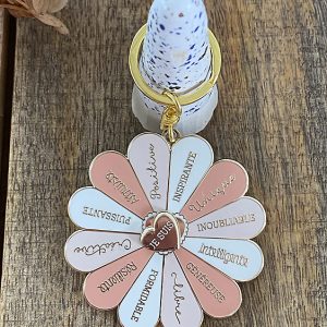 Porte-clés spécial Fleur de trésors en soi