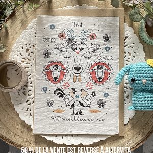 Carte à planter : Altervita, Il est temps de vivre ta meilleure vie