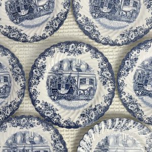 Assiettes Coaching Scenes Johnson Bros