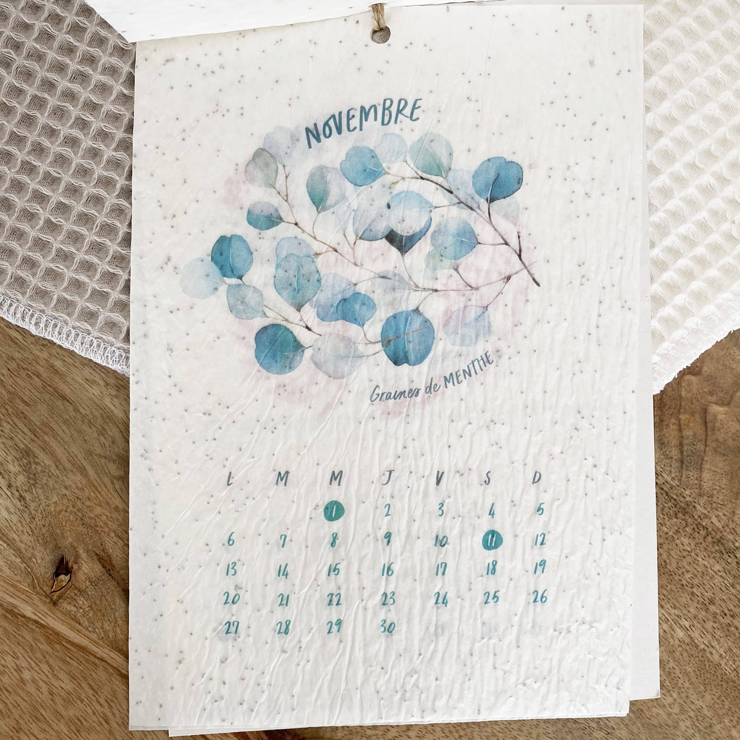 Calendrier ensemencé à planter 2023 saisons (A5) – Image 3