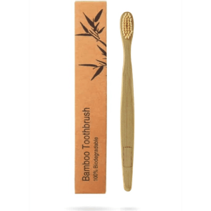 Brosse ? dents en Bambou beige (Adulte)