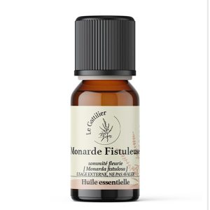 Monarde Fistuleuse à géraniol huile essentielle bio 2 et 5 ml.