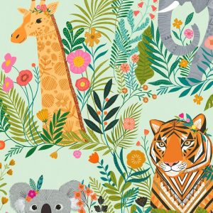 Tissu Our Planet 1731 Eléphants