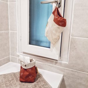 Panier à lingettes lavables & filet de lavage