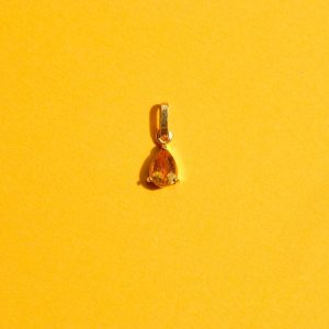Pendentif goutte Citrine