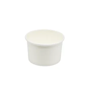 Pot de glace carton blanc 120 ml par 50