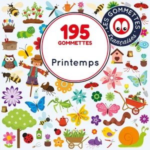 195 gommettes de Printemps