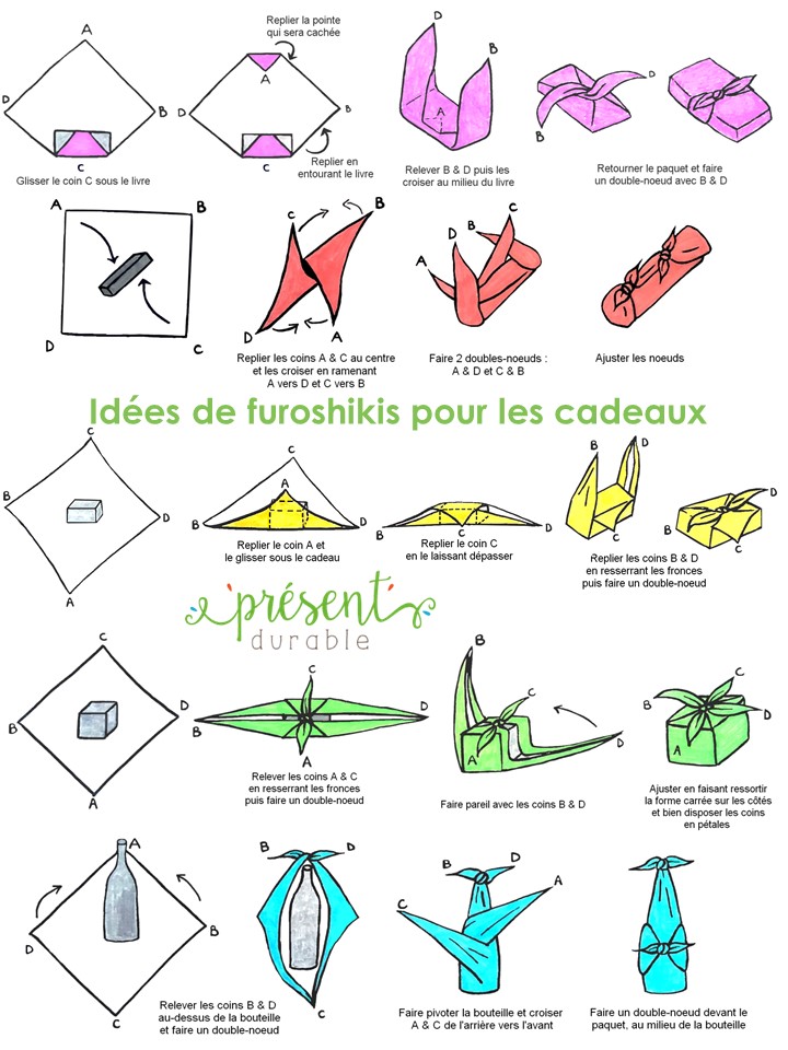 Furoshiki | Motif aléatoire 50*50 cm – Image 2