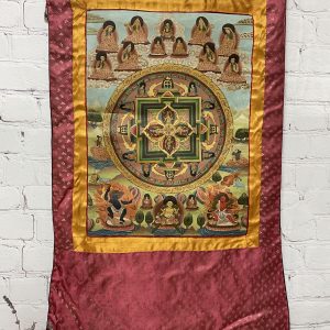 Tenture murale coton et parchemin Bouddhisme