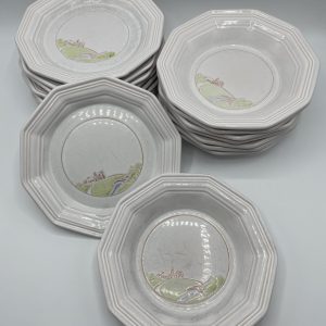 Service village champêtre 40 pièces