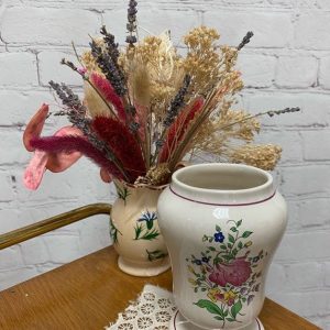 Vase pot faïence Luneveille KG vintage