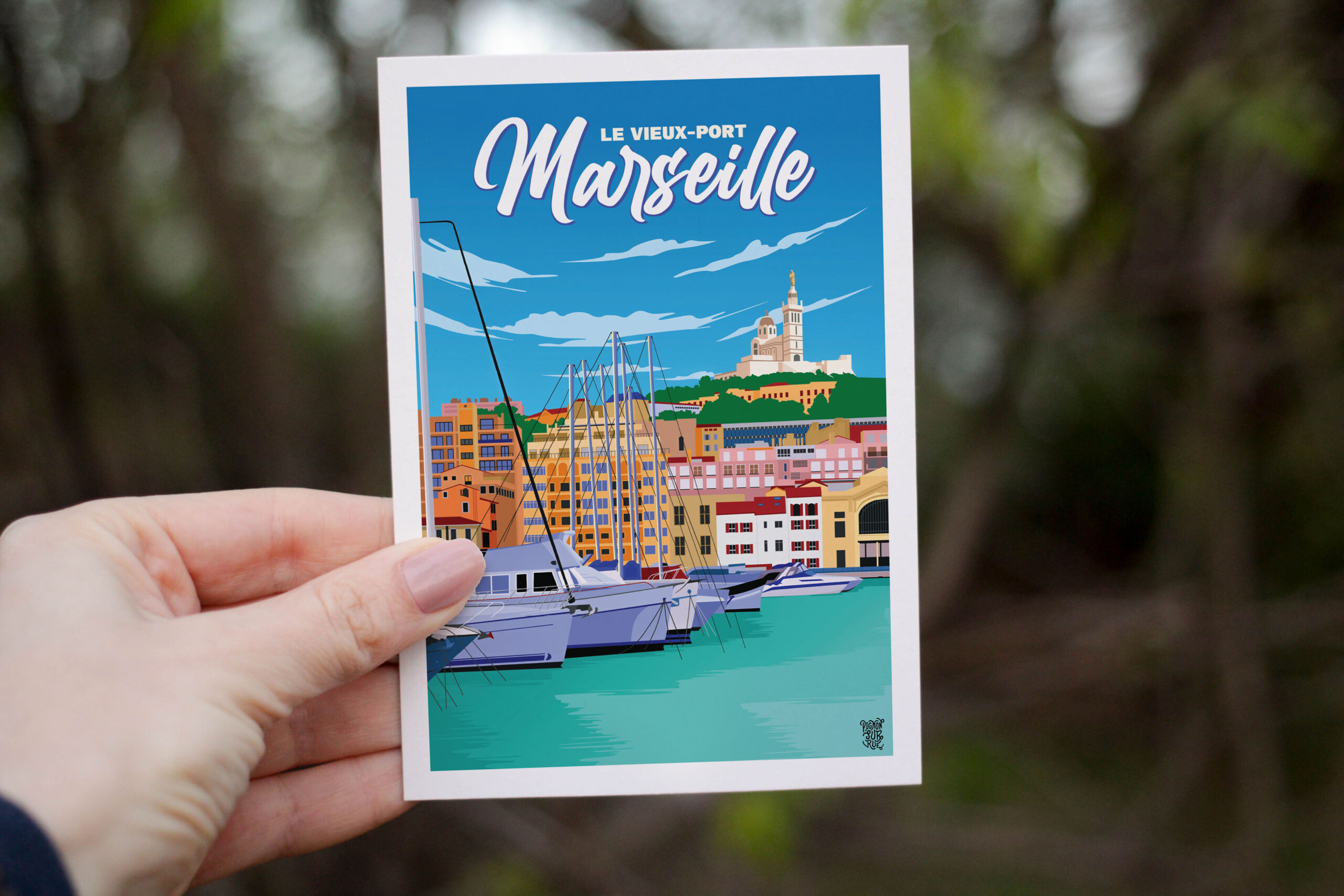 Affiche « Le Vieux-Port de Marseille » – Image 4